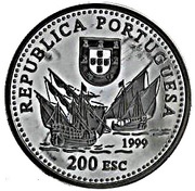 200 Escudos Duarte Pacheco Pereira, Silver obverse image