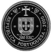 200 Escudos Terra dos Corte-Reais, Palladium obverse image