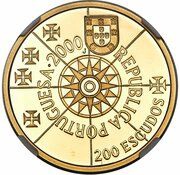 200 Escudos Florida, Gold obverse image