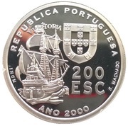 200 Escudos Fernão de Magalhães, Silver obverse image
