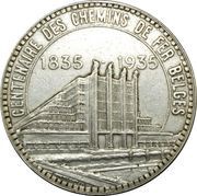 50 Francs Brussels World's Fair 1935; French text, Belgium, 1935 reverse image