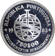 750 Escudos XVII European Art Exhibition obverse image