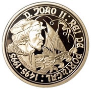 1000 Escudos D. João II; proof issue, Portugal, 1995 reverse image