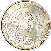1000 Escudos International Year of Oceans, Portugal, 1998 reverse image