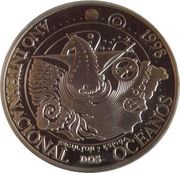 1000 Escudos International Year of Oceans; Proof issue, Portugal, 1998 reverse image