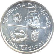 1000 Escudos Dom Manuel I obverse image