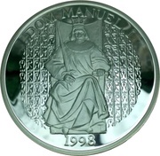 1000 Escudos Dom Manuel I; proof issue, Portugal, 1998 reverse image