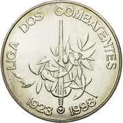 1000 Escudos Liga dos Combatentes, Portugal, 1998 reverse image