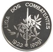 1000 Escudos Liga dos Combatentes; Proof, Portugal, 1998 reverse image