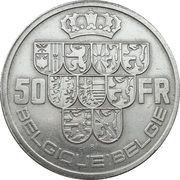 50 Francs - Léopold III BELGIQUE:BELGIE, Belgium, 1939-1940 reverse image