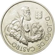 1000 Escudos D João de Castro, Portugal, 2000 reverse image
