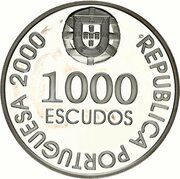 1000 Escudos D.João de Castro; Proof issue obverse image