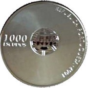 1000 Escudos 2004 UEFA Euro; Proof issue obverse image