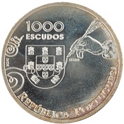 1000 Escudos Diogo de Couto; Pattern obverse image