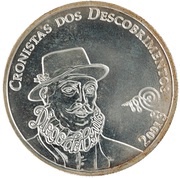 1000 Escudos Diogo de Couto; Pattern, Portugal, 2001 reverse image