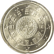 20 Euro Cents 1st map obverse image