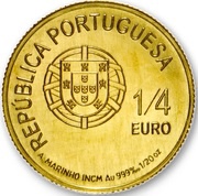 ¼ Euro António Vieira obverse image