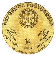 ¼ Euro Fernando Pessoa obverse image
