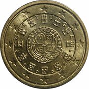 50 Euro Cents 1st map obverse image