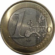 1 Euro 1st map reverse image