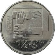 1½ Euros AMI reverse image