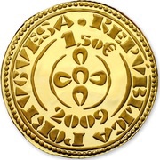 1½ Euros Morabitino; Gold obverse image