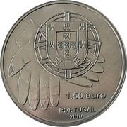 1½ Euros Against Famine obverse image