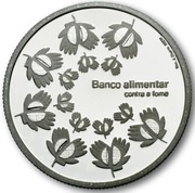 1½ Euros Against Famine; Silver reverse image
