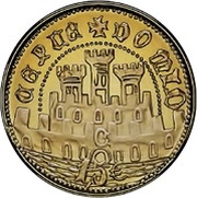 1½ Euros Half Escudo from Ceuta, Portugal, 2020 reverse image