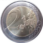 2 Euros Treaty of Rome reverse image