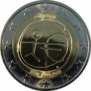 2 Euros 10 Years of EMU obverse image