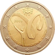 2 Euros Lusophony Games obverse image