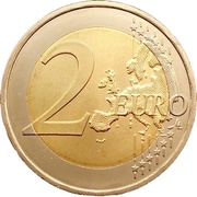 2 Euros Lusophony Games reverse image