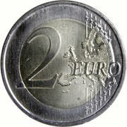 2 Euros Porto Clérigos Tower, Portugal, 2013 reverse image