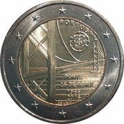 2 Euros 25th of April bridge obverse image