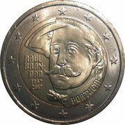2 Euros Raul Brandão obverse image