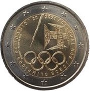 2 Euros Tokyo Olympic Games obverse image