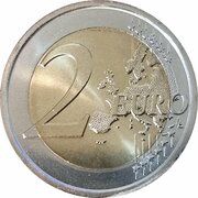 2 Euros World Youth Day, Portugal, 2023 reverse image