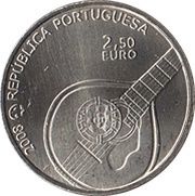 2½ Euros Fado obverse image
