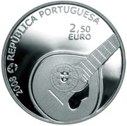 2½ Euros Fado; Silver obverse image