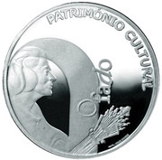2½ Euros Fado; Silver reverse image