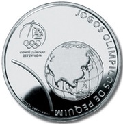 2½ Euros Olympics; Silver, Portugal, 2008 reverse image