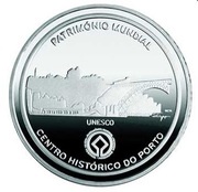 2½ Euros World Heritage - Porto; Proof issue, Portugal, 2008 reverse image