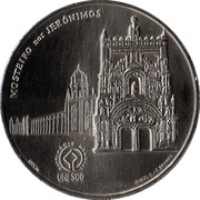 2½ Euros World Heritage - Jerónimos Monastery, Portugal, 2009 reverse image