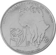 2½ Euros FIFA World Cup, Portugal, 2010 reverse image