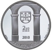 2½ Euros Palace Square, Lisbon; Silver obverse image