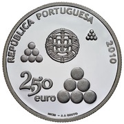 2½ Euros Torres Defence Line; Silver obverse image