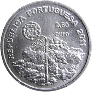 2½ Euros Vinha da Ilha do Pico obverse image