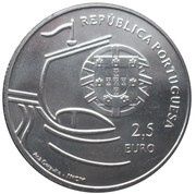 2½ Euros Lisbon University obverse image