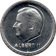 50 Francs - Albert II Dutch text obverse image